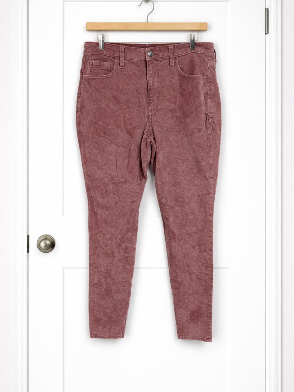 Universal Thread Mauve‎ Corduroy Skinny Pants Womens 8/29R Pink High-Rise